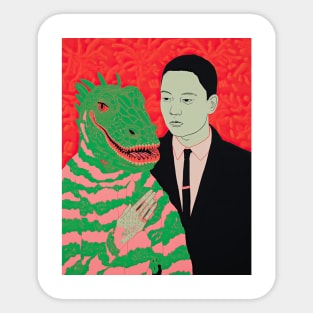 Iguana love Sticker